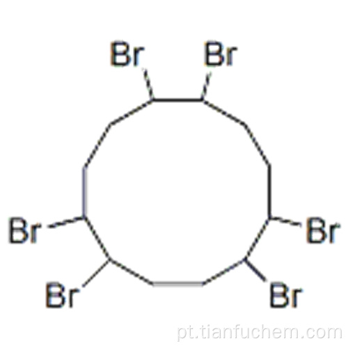 1,2,5,6,9,10-Hexabromociclododecano CAS 3194-55-6